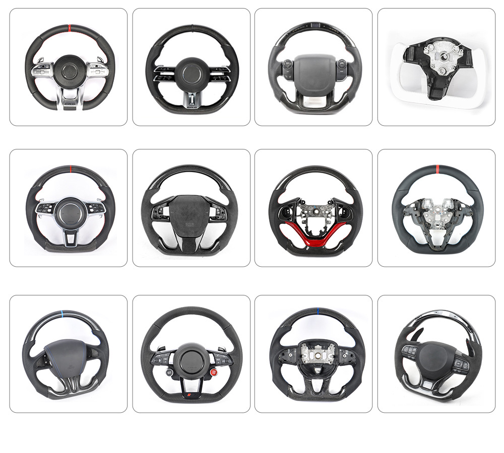 Suitable for Mercedes-Benz A/B/C/G/E-Class Clagla Modified and Upgraded Oled Knob Amg Full Leather Dragonfly Steering Wheel