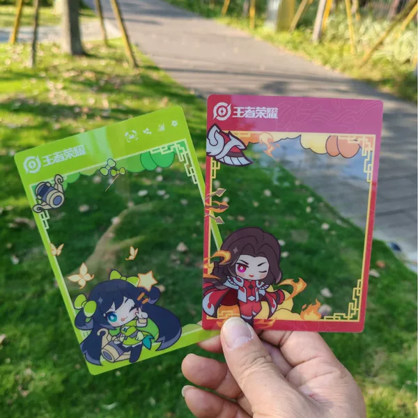 Transparent photocards in stock, celebrity merchandise, PVC small cards, anime character collectible photocards, fan support merchandise, high-definition printing
