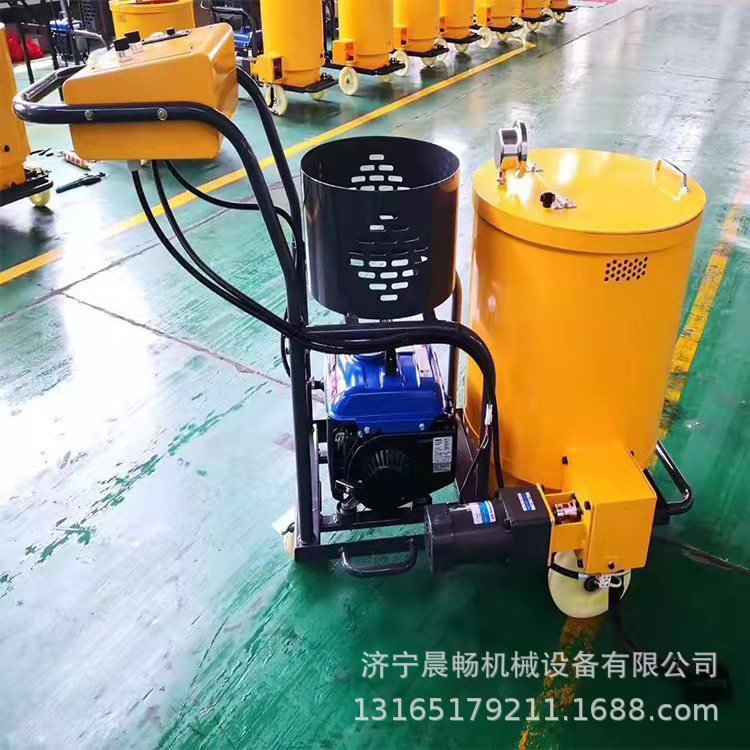手推式60L沥青灌缝机 公路裂缝维修沥青灌缝机恒温加热沥青补缝机