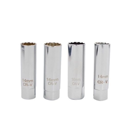 Supply of 12-corner 14mm chrome vanadium steel thin 3/8 spark disassembly wrench socket spark plug socket wrench