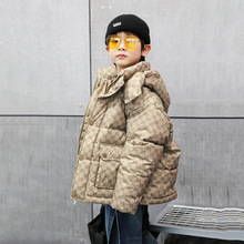 男童羽绒服加厚2024冬季新款儿童羽绒服小中大童90绒亲子装23954
