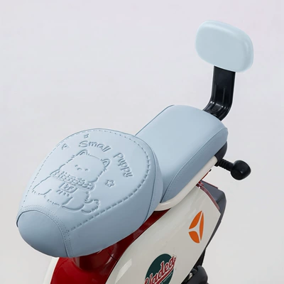 Electric car cushion — with Yadea, Tailg, and Aima - bluefront-and-rear-backrest-cover