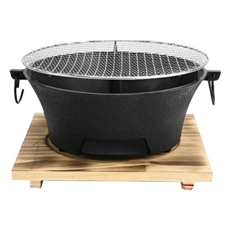 Estufa de té cocina hogar hierro fundido estufa de carbón estufa barbacoa calefacción estufa de carbón al aire libre Brasero Internet celebridad estufa conjunto completo