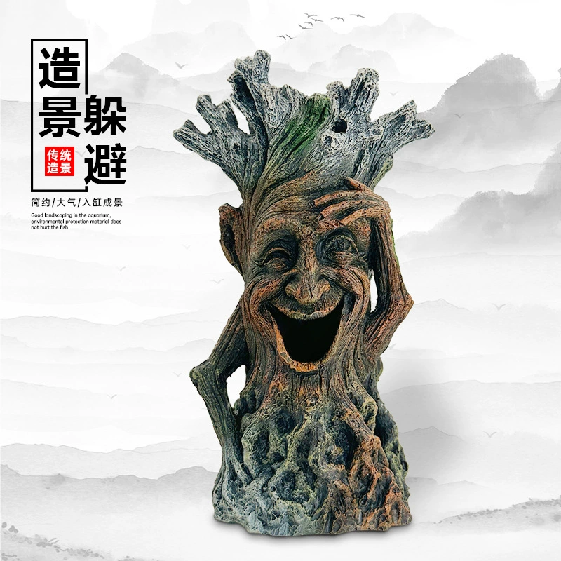Эмуляция декорации аквариума Декоративная декорация человека Декоративная декорация аквариумная упаковка Натуральная смола украшения аквариум украшения