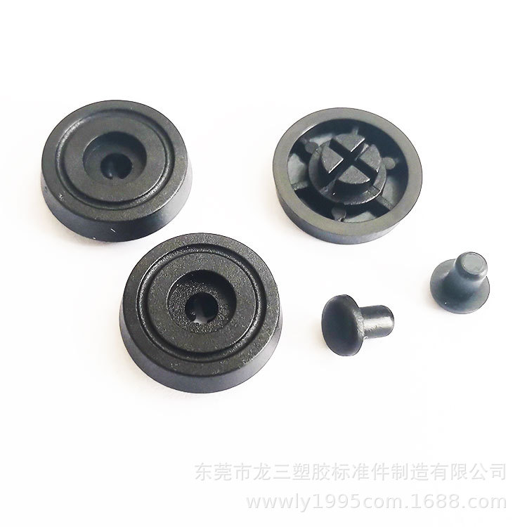 龙三供应插鞘式橡胶垫FF-9快速插入式机箱脚垫黑色