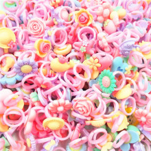 儿童戒指卡通可爱糖果色塑料指环幼儿园小朋友节日礼物小女孩玩具