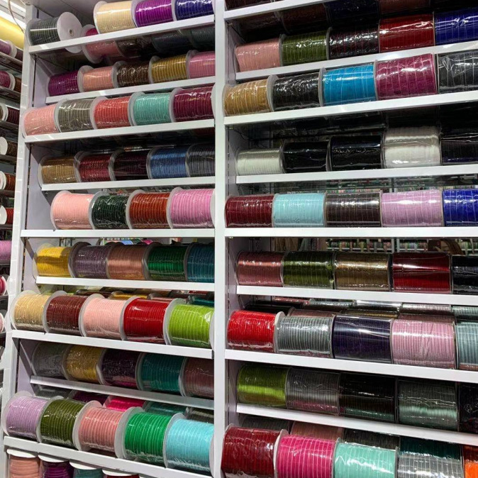 Nylon no elástico cinta de terciopelo de color cinta de terciopelo flocado cinta de tela cinta de lana arco ropa de bricolaje