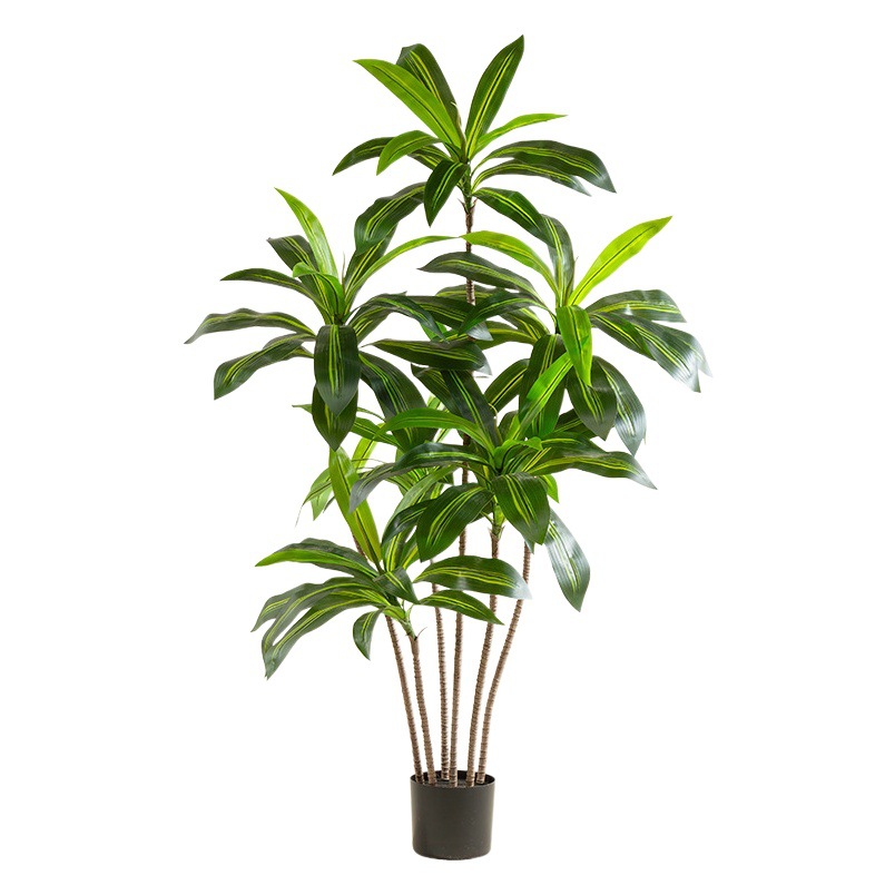 Gran planta verde artificial de pie planta brazilwood bonsai hogar interior decoración árbol artificial planta brazilite