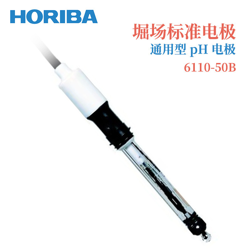日本HORIBA堀场标准电极圆顶PH电极6180-50B高精度原装进口