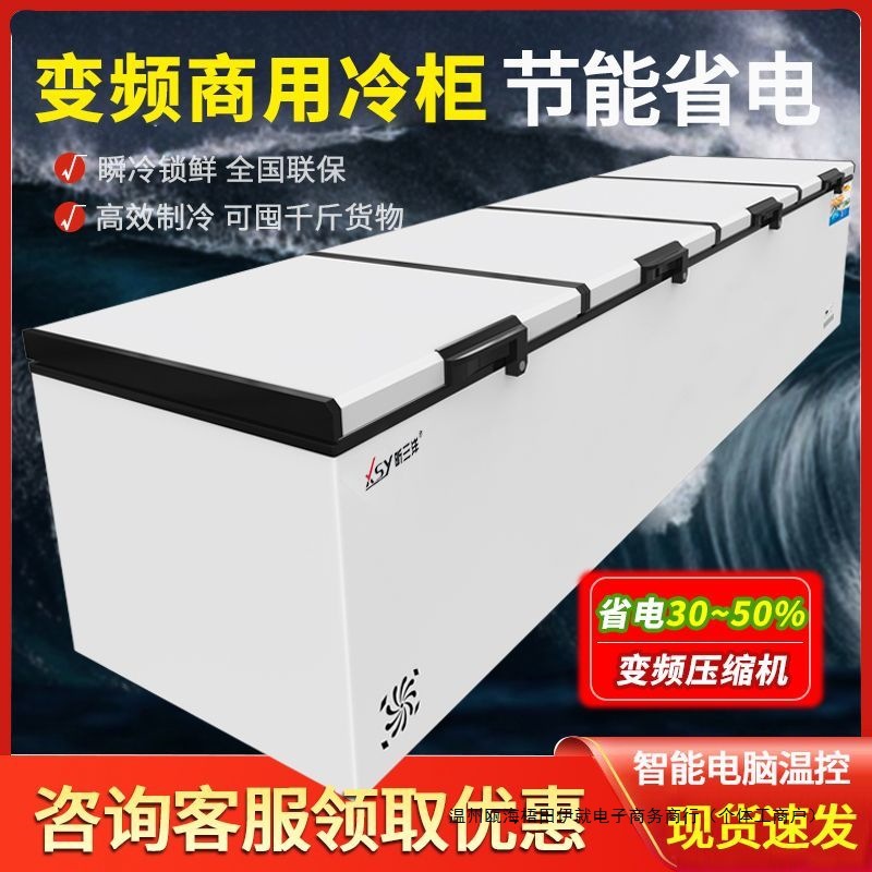 Inverter 4.8m Energy-Saving Freezer Commercial Freezer Quick Freezing Large Capacity Refrigerated Freezing Other Mainland China