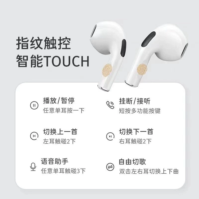 Apple, беспроводные совместимые наушники, клипсы для ушей, (торговля через границу), bluetooth, iphone