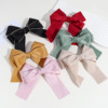 Hairpin with bow, fashionable hairgrip to go out, universal hair accessory, Korean style