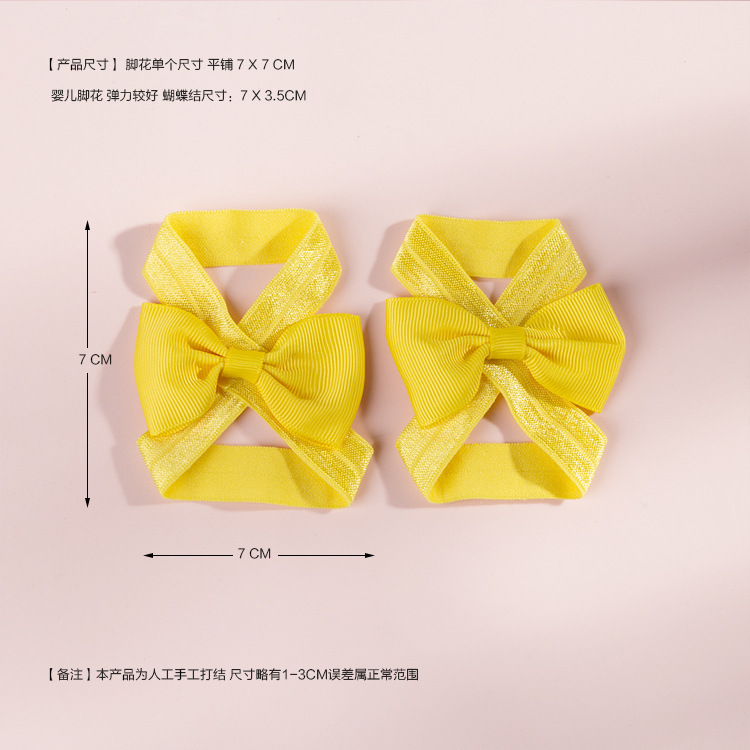 New Style Cute Simple Children's Foot Bow Set display picture 3