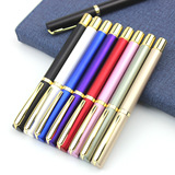 Черная ручка-роллер, канцтовары, делается под заказ, с печатью вашего логотипа, подарок на день рождения