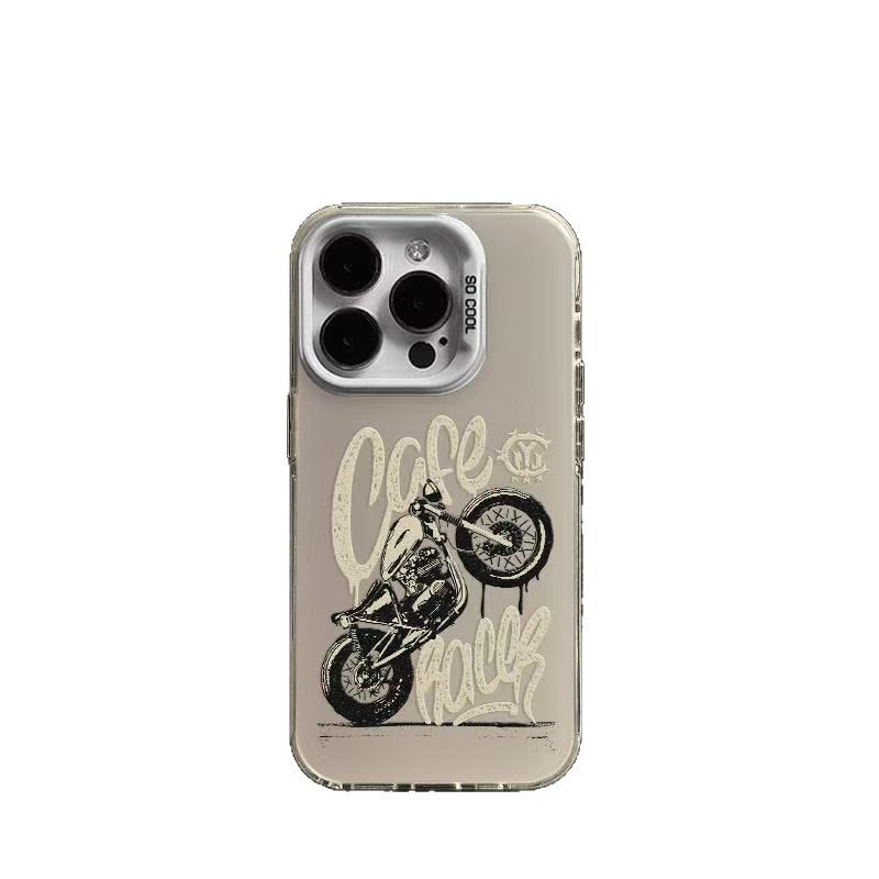 Nueva motocicleta para iPhone 16 funda para teléfono móvil Apple 15promax/14 anti-caída 13pro12 Europa y América 11XR