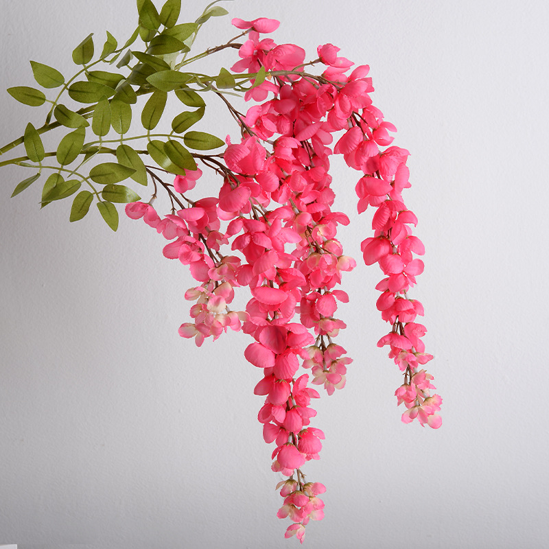 Simulación Abler flor púrpura gigante salón de bodas techo techo de elevación flor de línea alta Monet Wind Flower Hotel