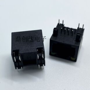 RJ45 Network InterfaCe 56 All PlastiC with Light No Light 8p8C Without Shielded Network Cable SoCket BlaCk