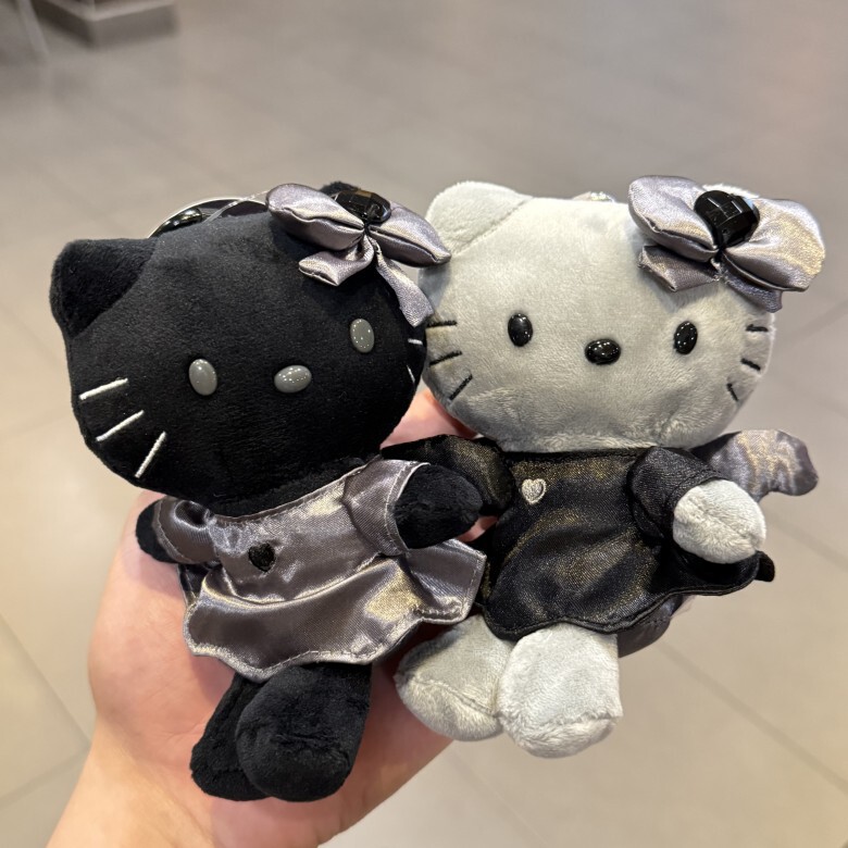 Black Angel Coal Pure Evil Devil Sitting Charcoal Gray Black Cat Plush Doll Heart Keychain Bag Pendant Black Angel Coal Pure Evil Devil Sitting Charcoal Gray Black Cat Plush Doll Heart Keychain Bag Pendant