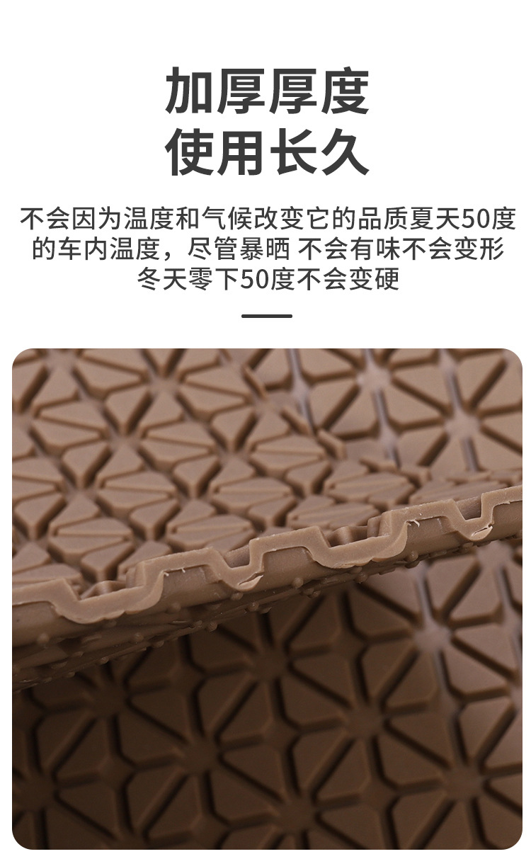 Car Floor Mats Universal Cuttable Laying Flat TPE