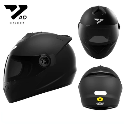 Motosiklet kaskı (dəbilqə), Dot Certified Foreign Trade - matt-black-black-tea-mirror-high-definition-mirror-m-code