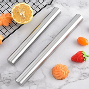 Kitchen Rolling Pin Stainless Steel Hollow Rolling Pin Pizza Dumpling Pressing Stick Home Kitchen Baking