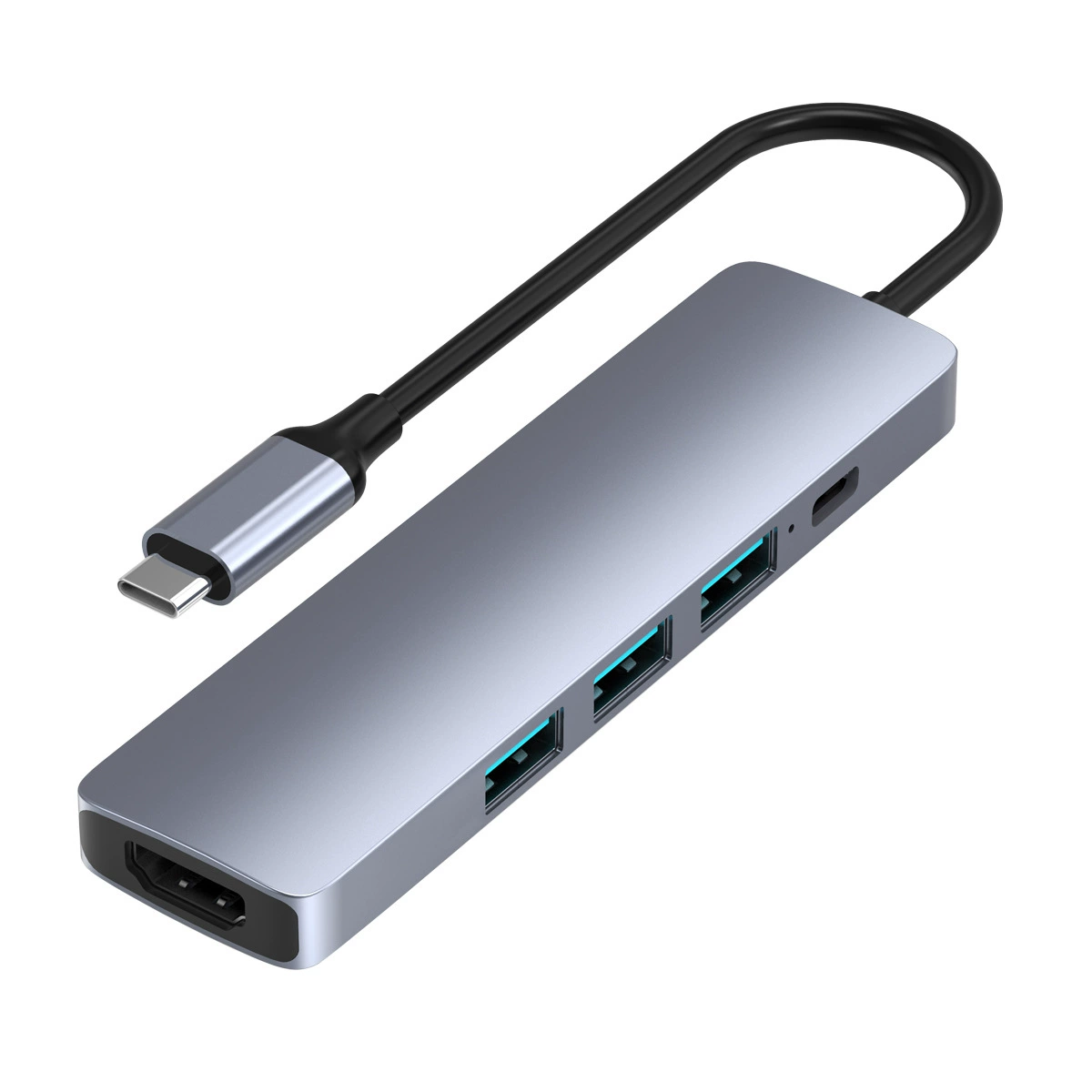 USB-C Хаб, переходник Type-C на HDMI, кабель HD, док-станция USB-C