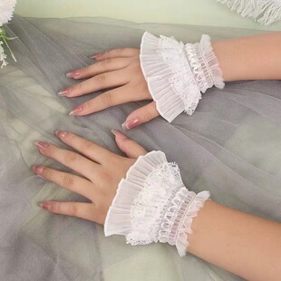 Fake Cuffs, Fake Sleeves, Short Sleeves, Women's Versatile Lace Sleeves to Cover Scars, Women's Clothing Decorative Bell Sleeves