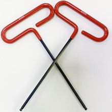 厂家产销浸胶T型手柄内六角带球头扳手T型手动扳手H4*100*30*191