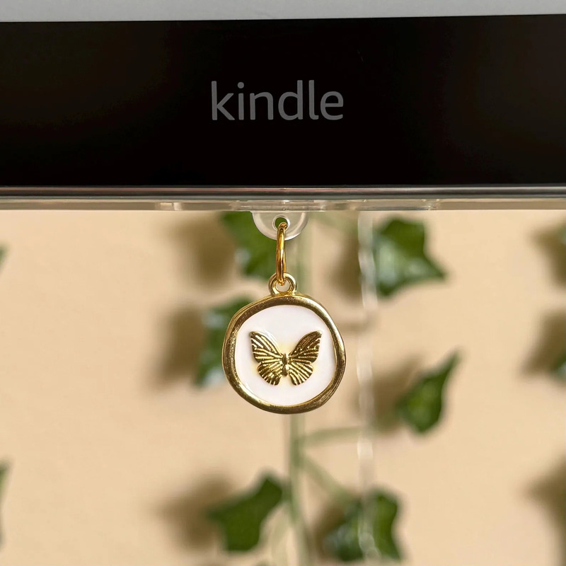 Butterfly Charm Exquisite Bookish Style Usb-C Dustproof Plug Artistic Gift for Book Lovers Dustproof Plug Butterfly Charm Exquisite Bookish Style Usb-C Dustproof Plug Artistic Gift for Book Lovers Dustproof Plug
