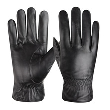 真皮手套男士冬季加绒保暖触屏羊皮骑行防滑摩托车手套骑车防风