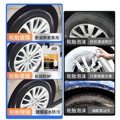 Car Tire Wax Brightener: Car wax