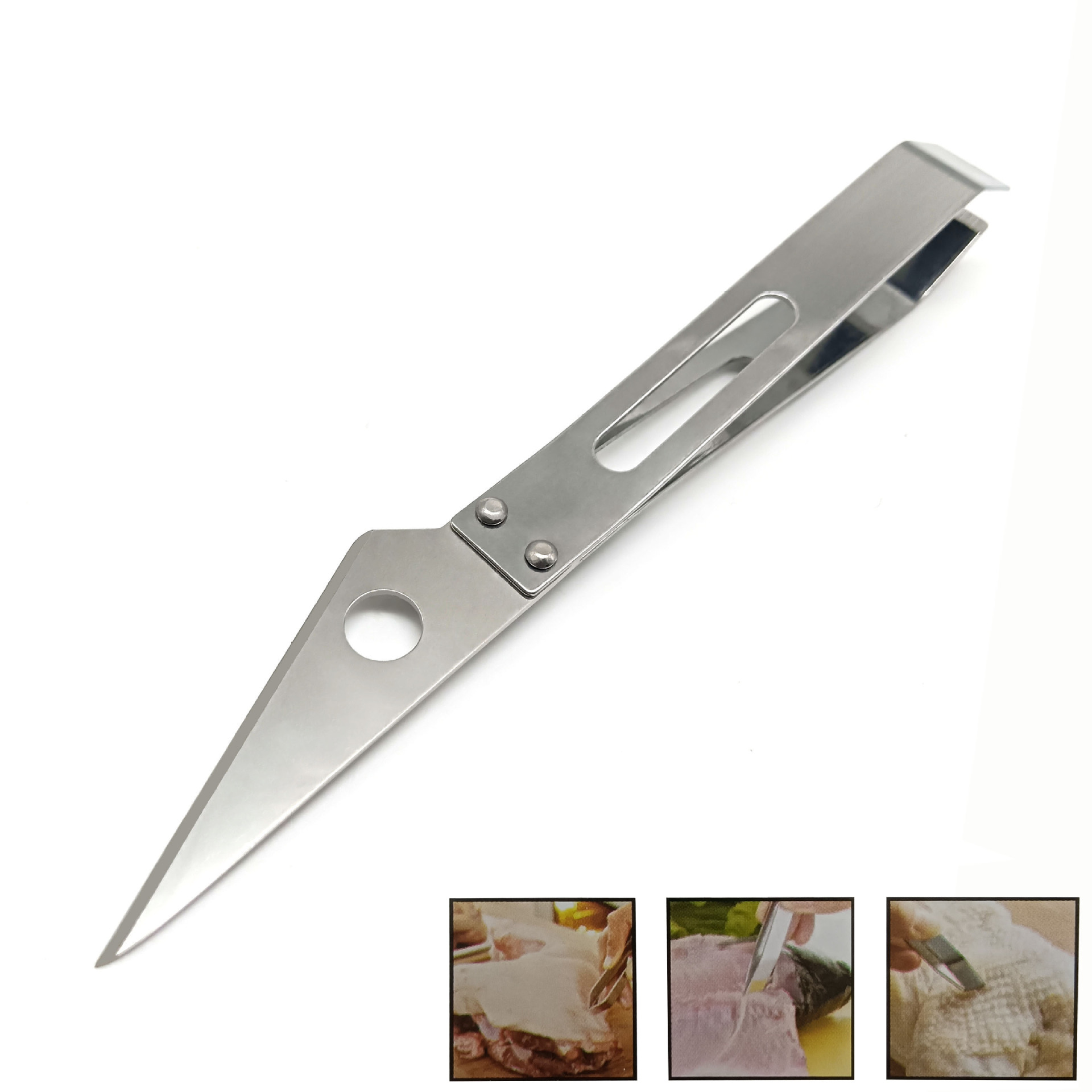 Stainless steel pig hair pliers, tweezers for removing fish bones, pliers for plucking chicken and duck feathers, pig hair pliers, kitchen gadgets