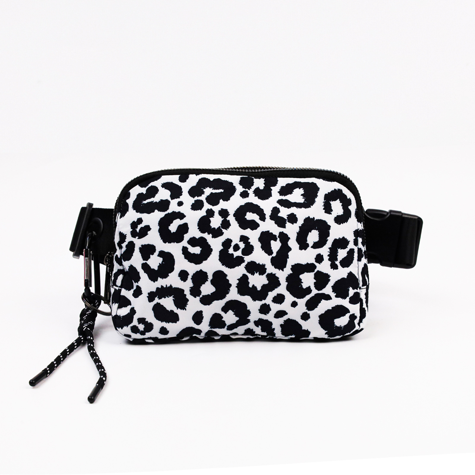 LULU mismo estilo bolsa de nylon de doble capa bolsa de cintura impermeable ocio deportes cintura bolsa fitness pecho bolsa transfronteriza corriendo bolsa de almacenamiento