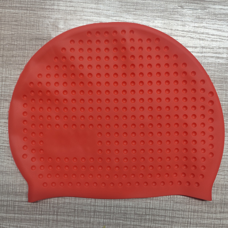 Gorro de baño de silicona grande, gorro de burbuja de partículas, hombres y mujeres, y niños, general, grueso, súper elástico, cabeza impermeable, venta directa de fábrica