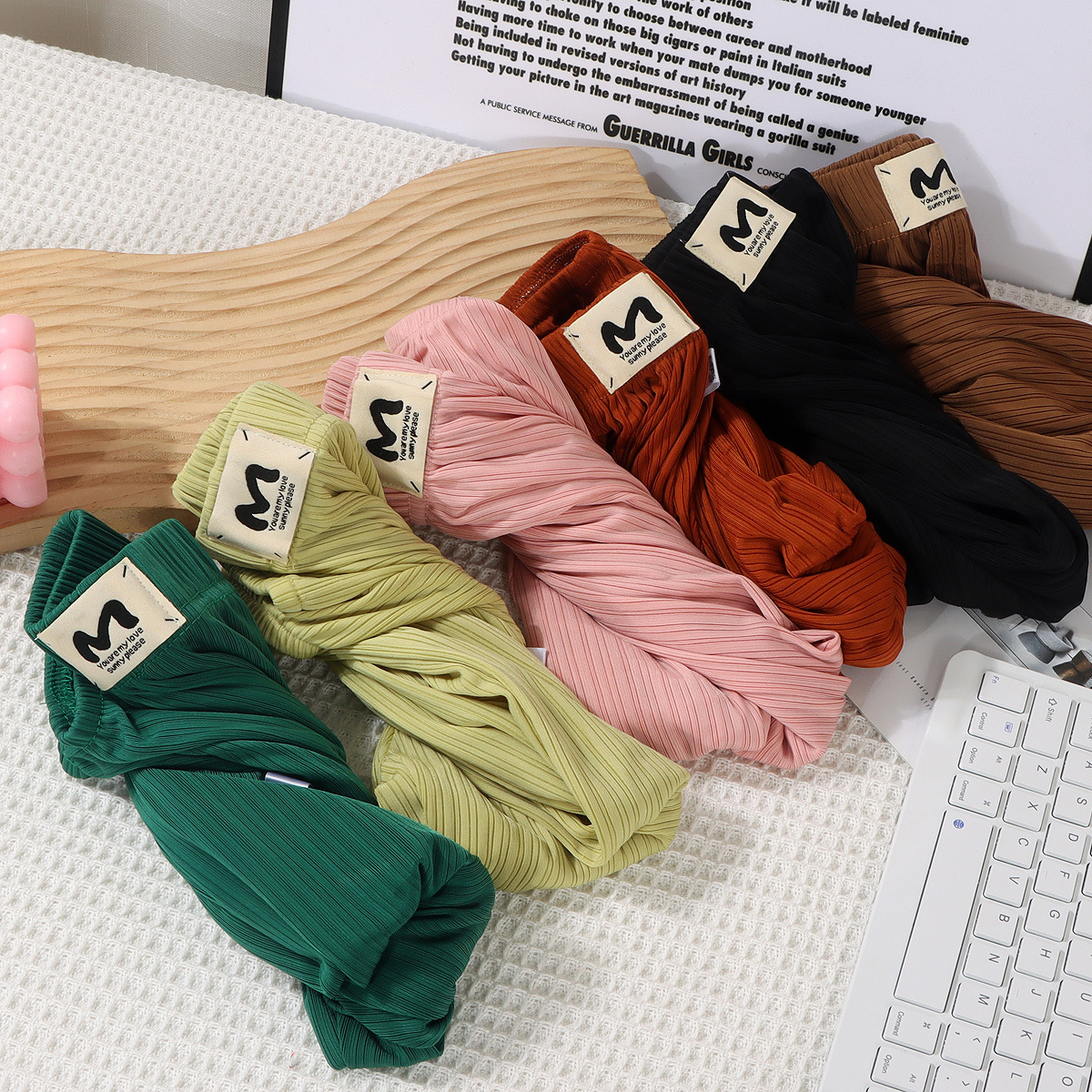 [Personalizado] Pantalones a prueba de mosquitos para bebés, pantalones delgados de nueve puntos para niños, bombachos transpirables de seda de hielo para niñas