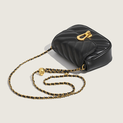 2024 New Style Small Fragrance Fresh Chain Small Square Bag Niche Design High-Quality Shoulder Bag Crossbody Bag