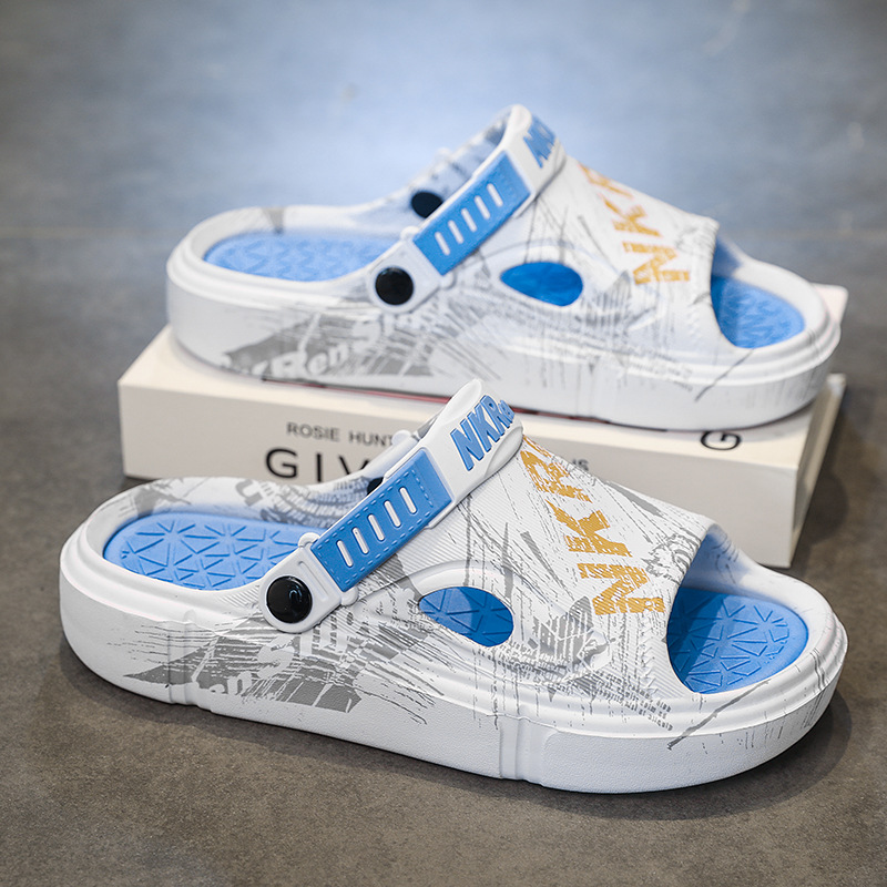 Pantuflas, modelos calientes para hombres, uso de verano, sensación de pisar mierda, conducción deportiva, playa antideslizante, sandalias 4546 de gran tamaño