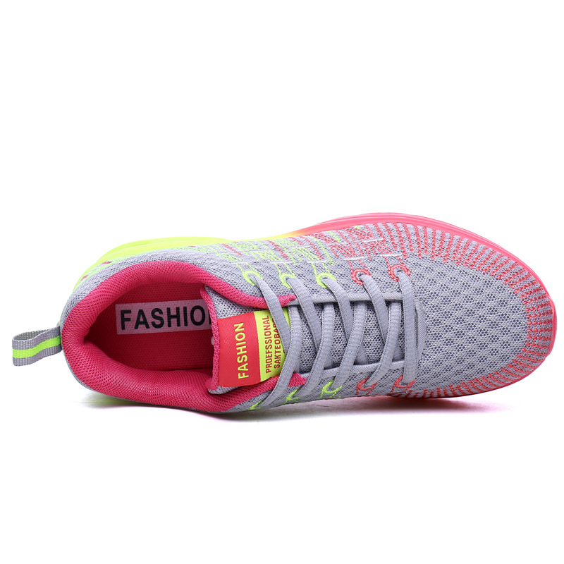 New Classic Running Gray-pink Women's Casual Sports Shoes,_vogvips.com