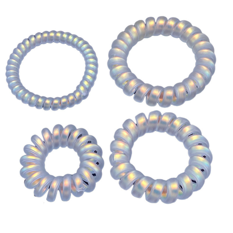 Mate colorido grande, mediano y pequeño pulsera línea telefónica banda de pelo banda de goma uno yuanes dos yuanes tienda accesorios para el cabello accesorios para la cabeza