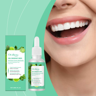 Oralhoe Oral Cleansing Drops Gentle Cleansing Teeth Fresh Breath Daily Care Oral Care Drops