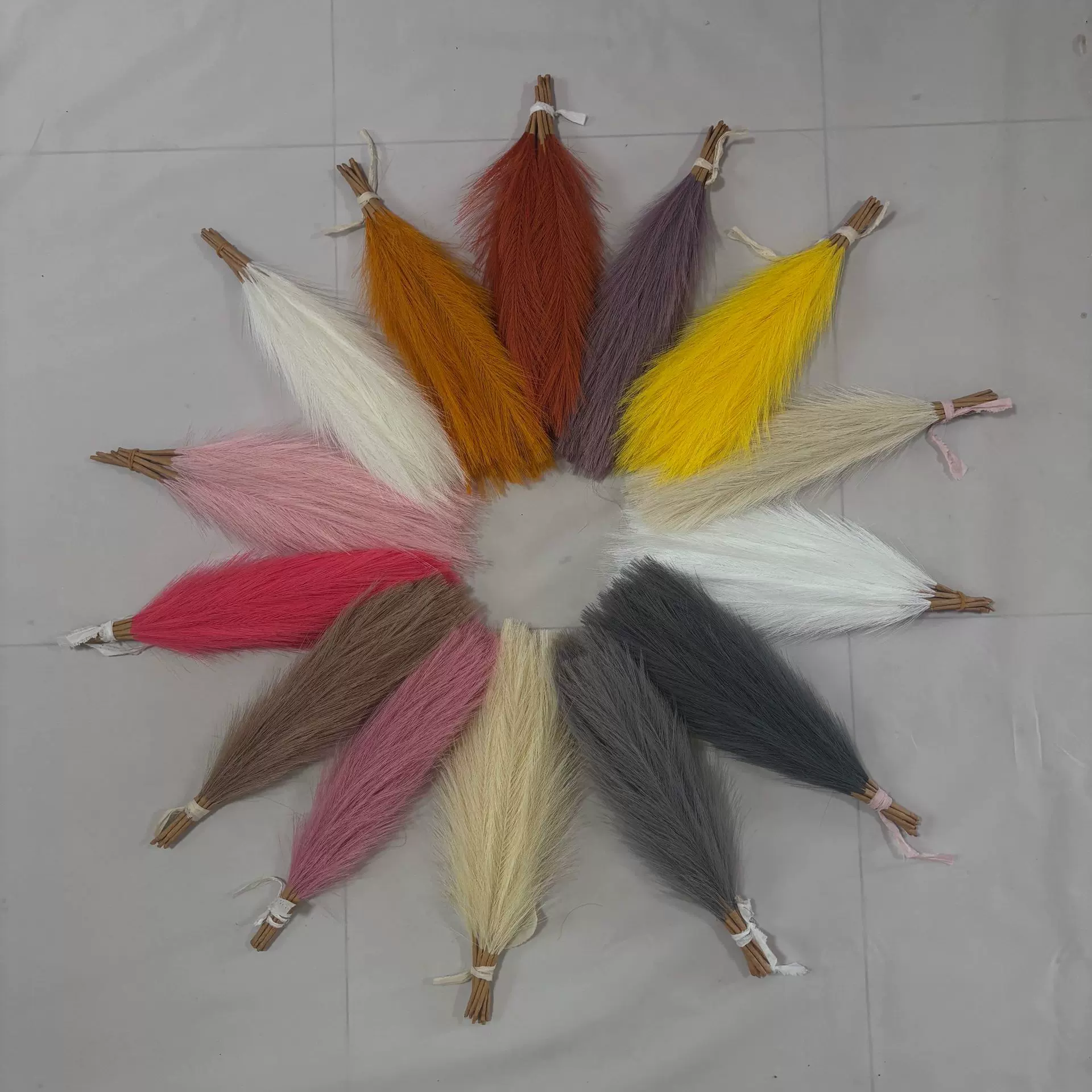 仿真拼接芦苇5叉室内干花摆件客厅装饰花束落地摆件假花装饰批发