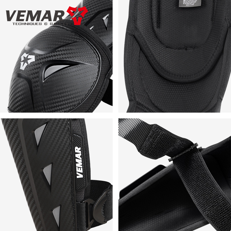 Four Piece Set Motorcycle Riding Protective Gear Knee And Elbow Pads Leg And Hand Protectors For Off-Road Sports_voghion.com