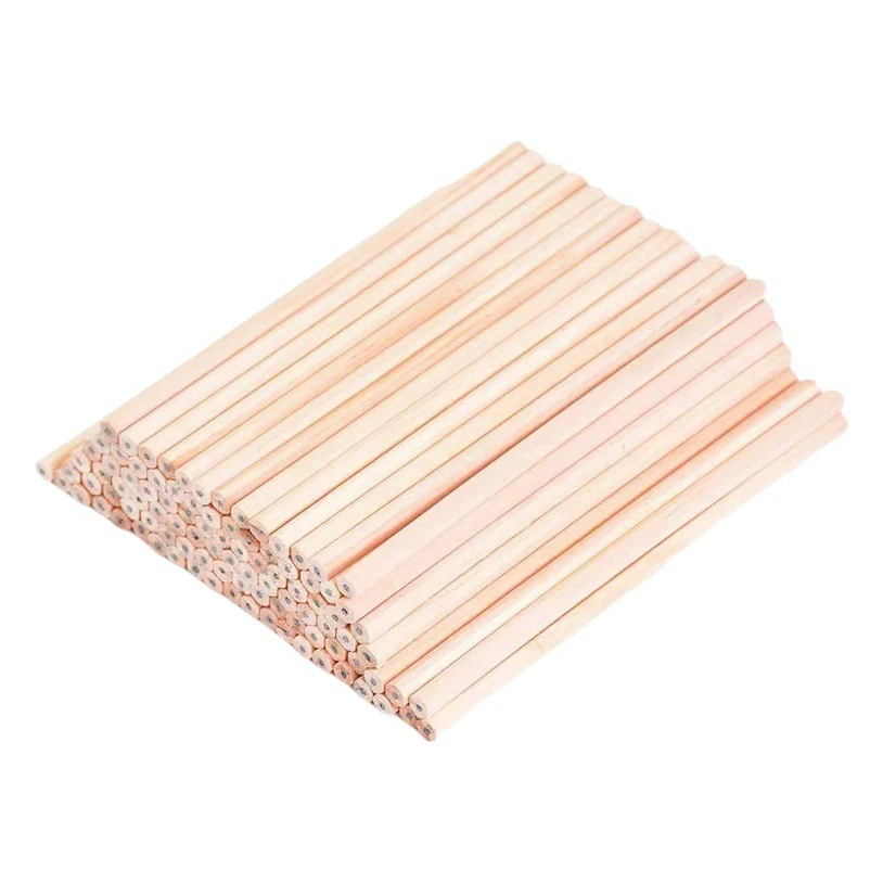 Шестиугольный стержень журнал карандаш безопасность непрерывного ядра дети HB карандаш студент письмо эскиз треугольник белый стержень карандаш