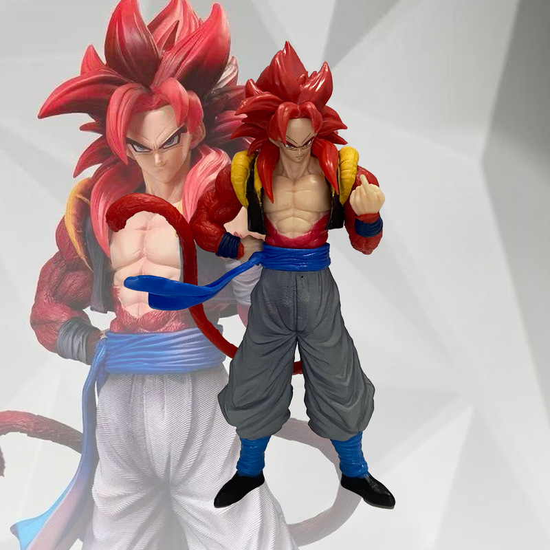 Dragon Ball Super Saiyan 4 Gogeta Figure Anime Statue Trendy Gk Ornament Wholesale