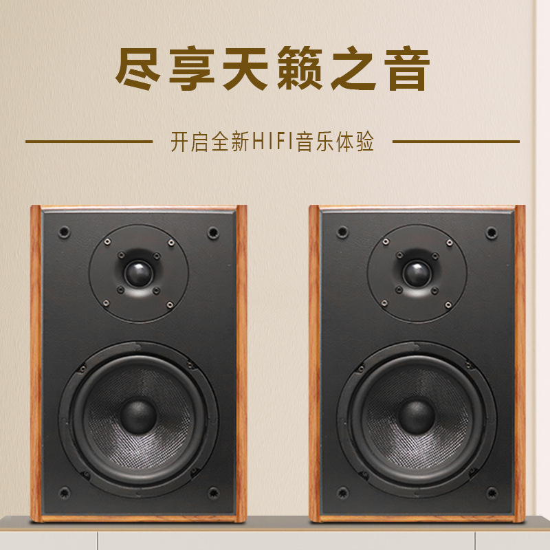 高忠実度6.5インチパッシブスピーカー二分周本棚スピーカー発熱音響ステレオ家庭用ハイエンドオーディオ|undefined