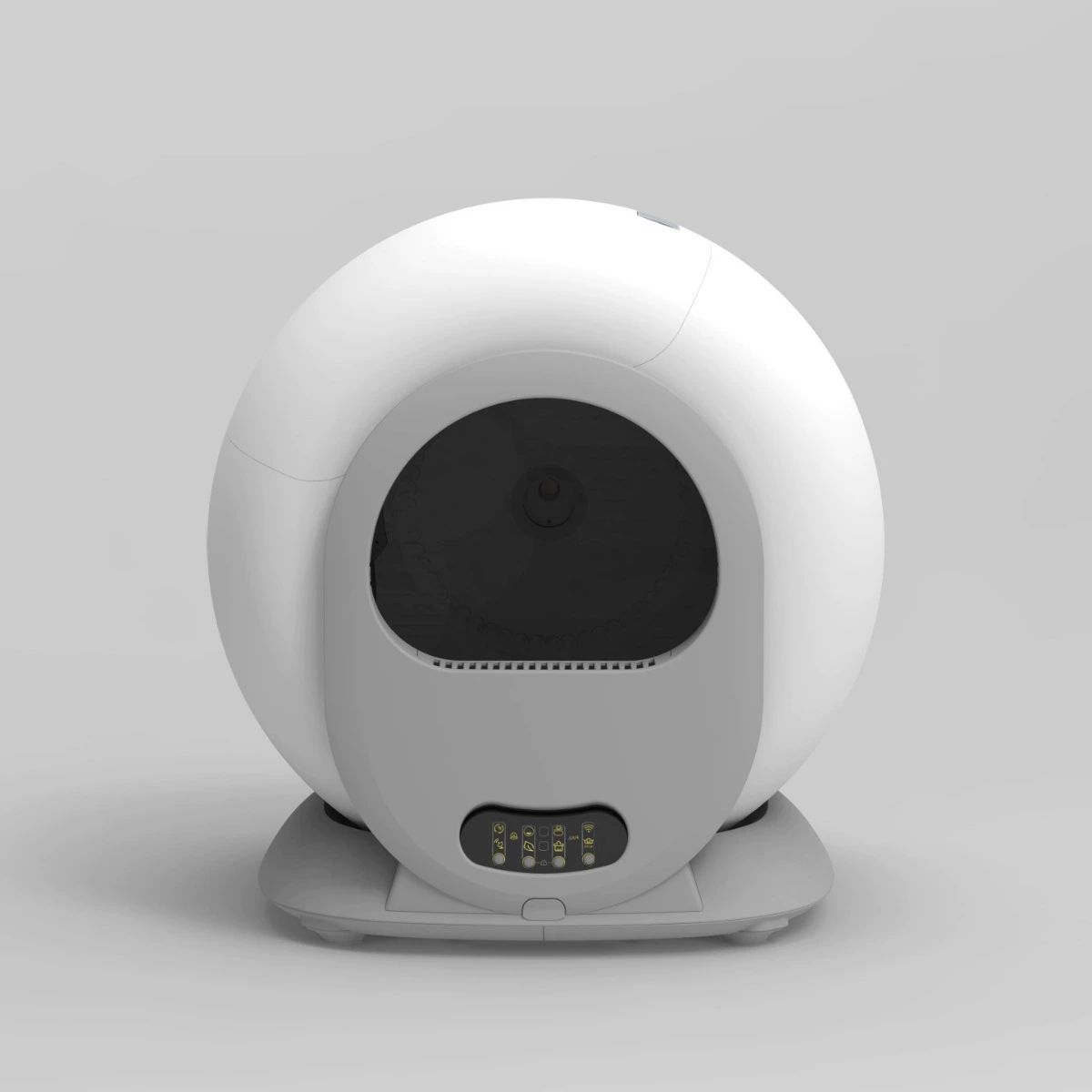 Полностью автоматический умный кошачий туалет с управлением через приложение, небольшой объем, большая емкость, легко чистится, дезодорирующий, автоматическая чистка, кошачий туалет