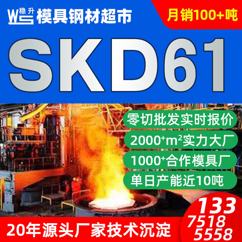 供应skd61合金结构钢  skd61模具钢材料圆棒精板冲子料零切批发