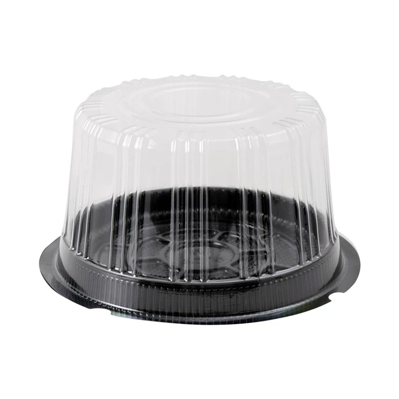 Panadería transfronteriza embalaje de bolso de plástico caja de embalaje de pastel redondo de 5.5 pulgadas - 8.8 pulgadas caja de pastel de cumpleaños caja de punto oeste