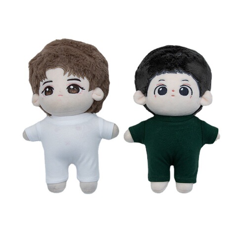 10cm 20cm baby onesie, versatile cotton doll pajamas, 15cm plush doll clothing, clothing for toys and figurines