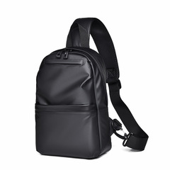 New men's sports and leisure chest bag waterproof leather film shoulder bag chest bag men's multi-functional crossbody bag chest bag
